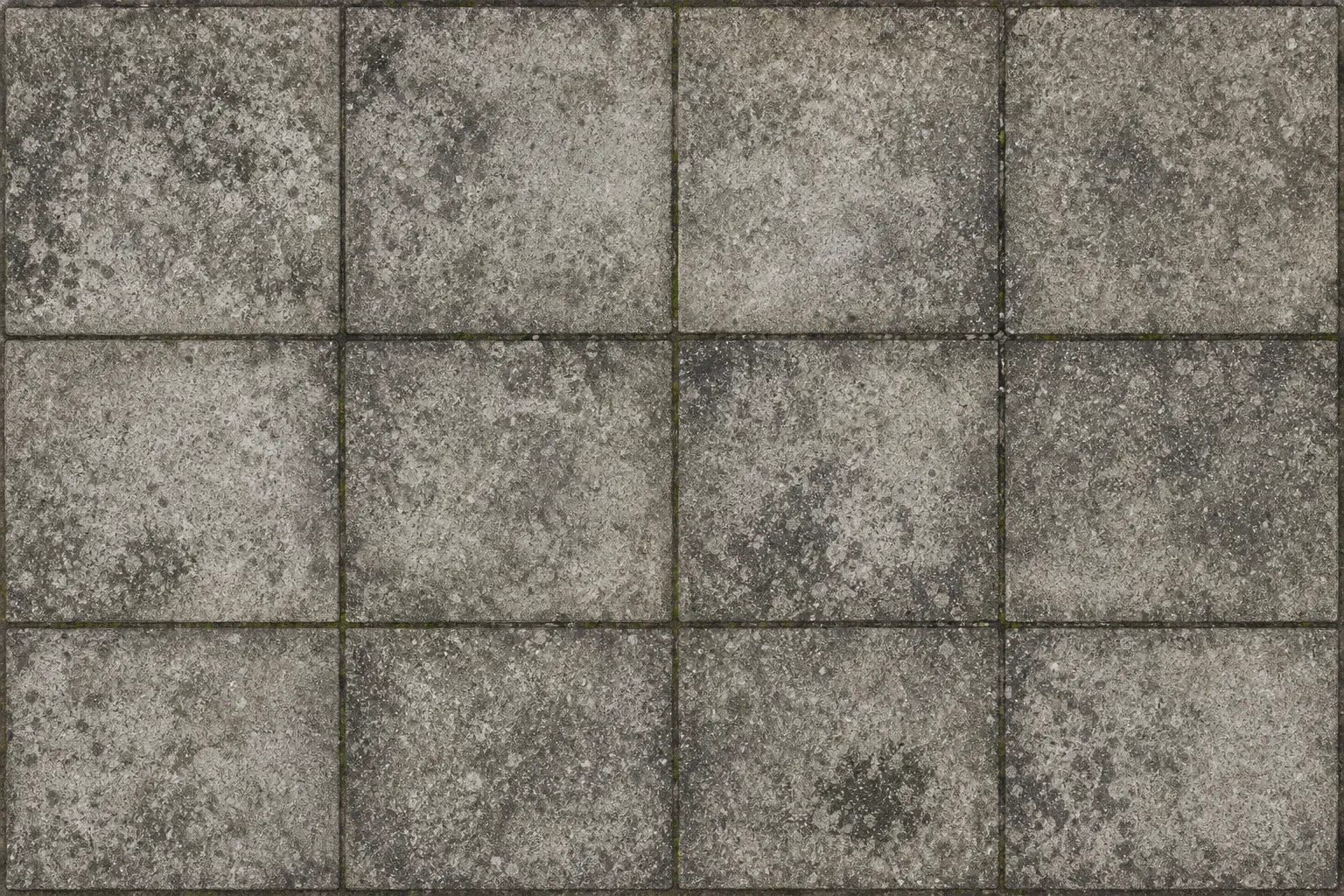Weathered paving before jet washing, shown as a visual demonstration